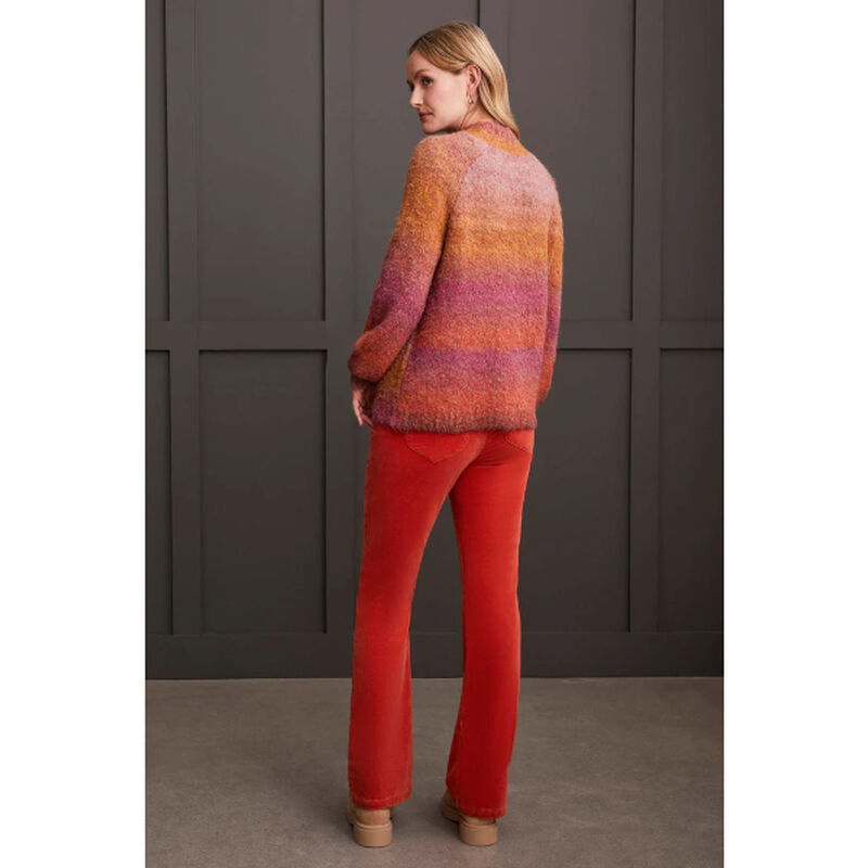 Tribal Mock Neck Sweater Womens image number 1